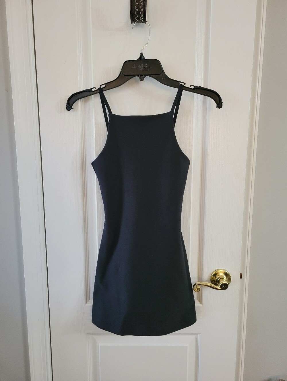 Abercrombie & Fitch YPB sculptLUX Apron Mini Active Dress Black XXS Petite